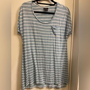 Striped maternity top